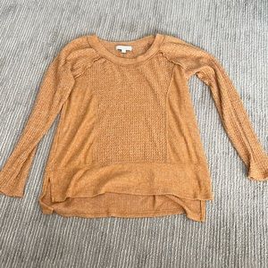 Moustard light sweater from Anthropology